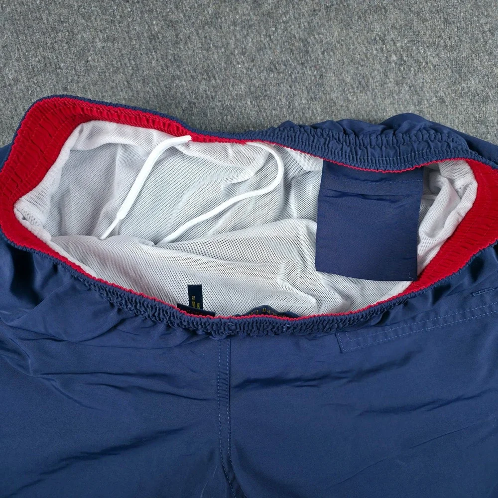 Polo Ralph Lauren Swim Trunks Mens L Navy Blue Red Pony 6
